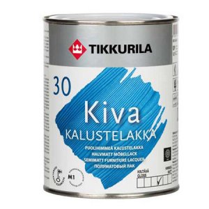 Лак Tikkurila Kiva EP полуматовый 0,9 л