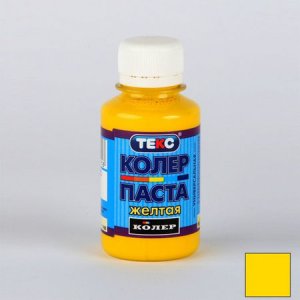 Колер-паста Текс №3 желтая 0,1 л