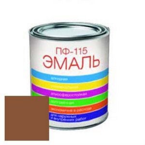 Эмаль Colorist ПФ-115 25 кг коричневая