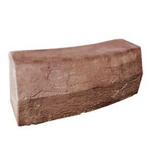 Бордюр из искусственного камня Kamrock 76076 высокий выгнутый коричневый