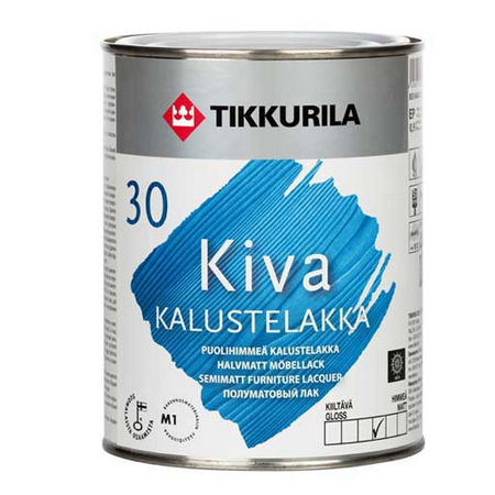 Лак Tikkurila Kiva EP полуматовый 2,7 л
